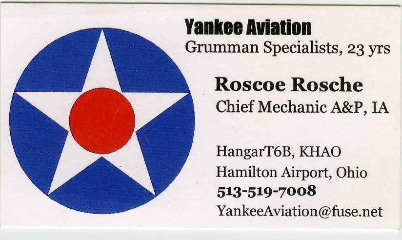 Yankee Aviation Card